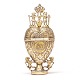 Gilt Danish silver vinaigrette by Martin Westrup, Copenhagen, 1788-1838. Dated 
1805. H: 10,1cm