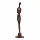Otto Pedersen, Denmark, 1905-95, wood cut sculpture. Signed. H: 54cm