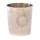 Silver cup made by Joducus Henricus Mundt, 1682-1702, Copenhagen.H: 8cm