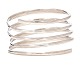 Oval Hans Hansen sterlingsilver bangle #297. Size: 62x65mm