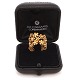 Ole Lynggaard bred Hyldeblomst ring i 14kt prydet med 12 brillanter. Ringstr. 57